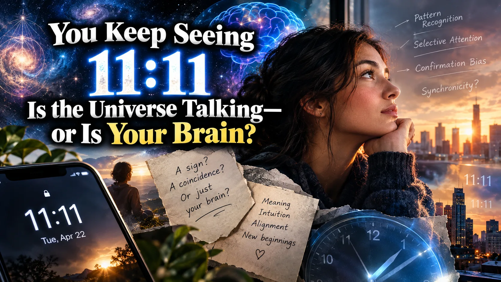 You Keep Seeing 11:11. Is the Universe Talking—or Is Your Brain?
