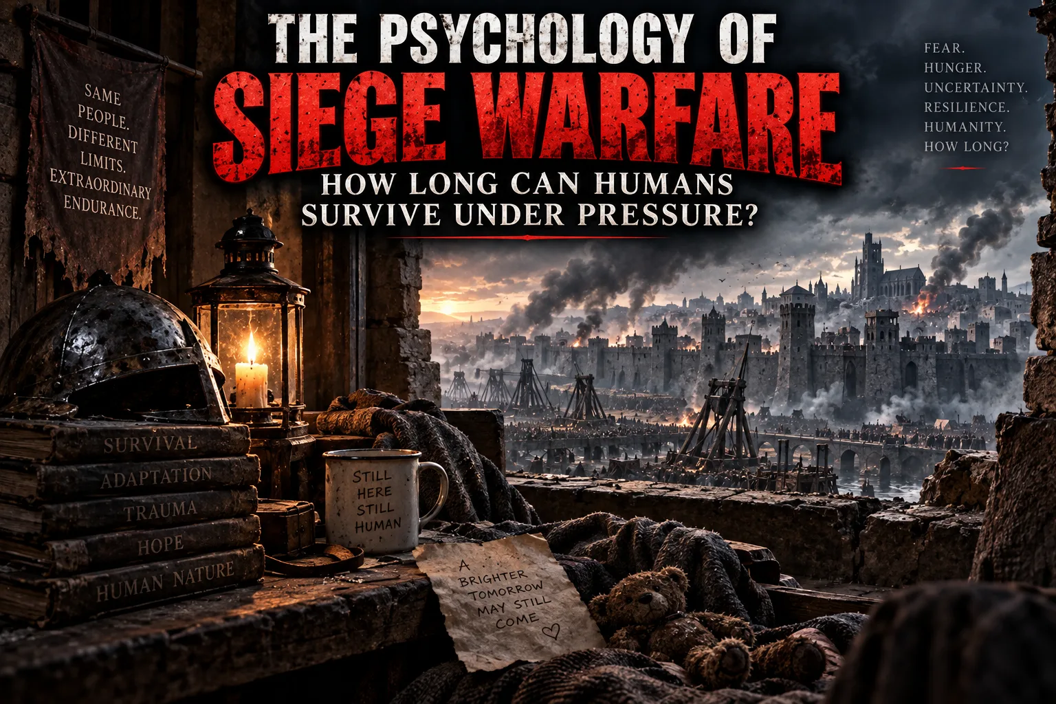 The Psychology of Siege Warfare: How Long Can Humans Survive Under Pressure?