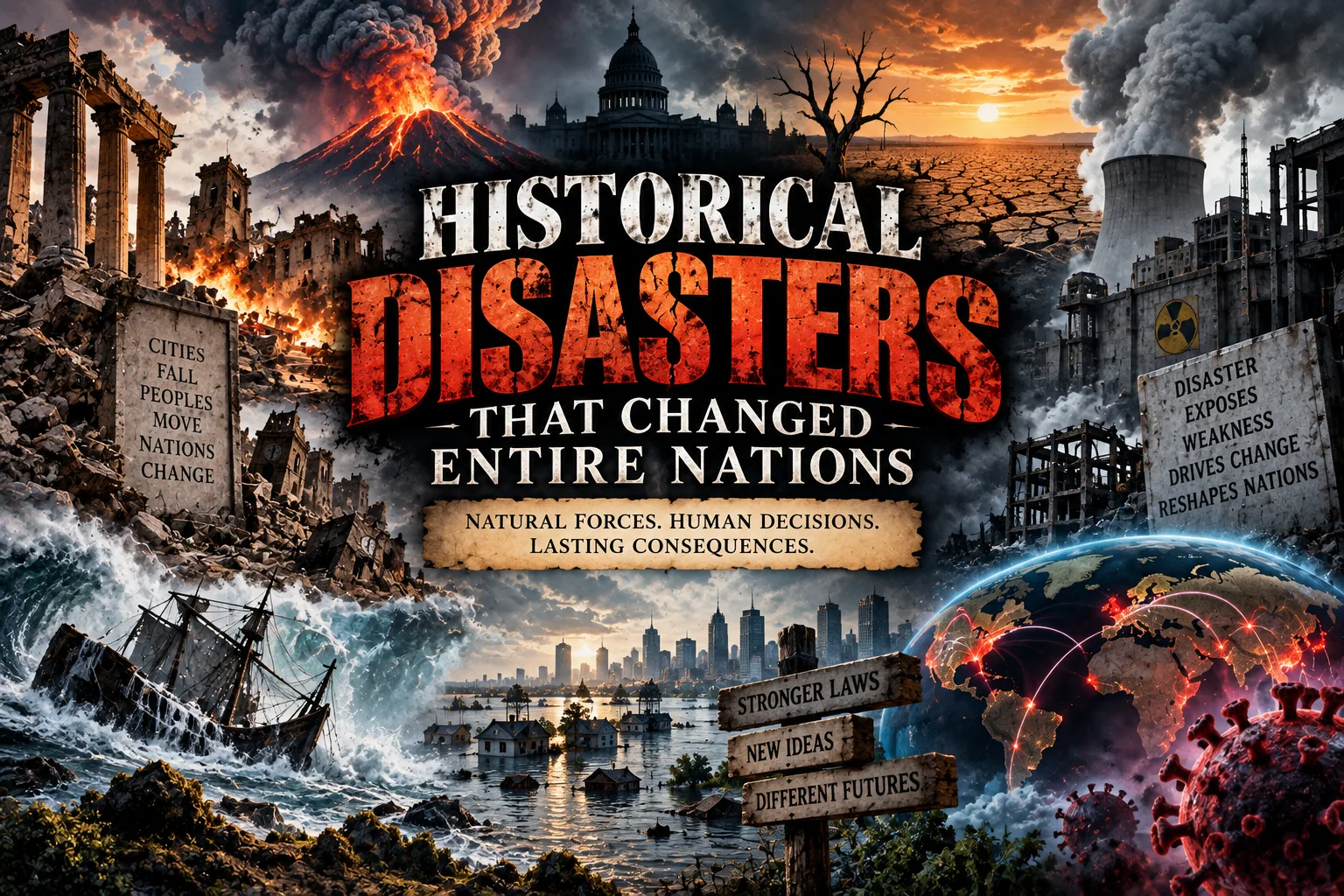 Historical Disasters That Changed Entire Nations