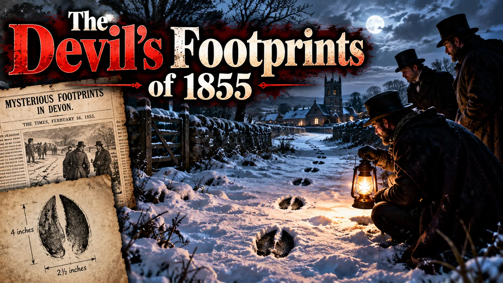 The Devil's Footprints of 1855